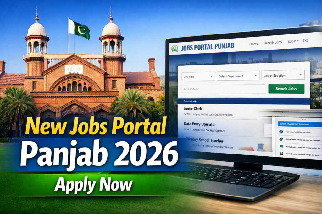 new jobs portal panjab 2026