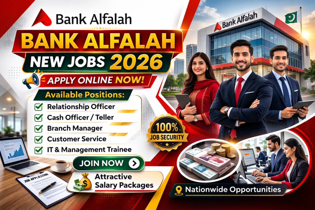 Bank Alfalah New Jobs 2026