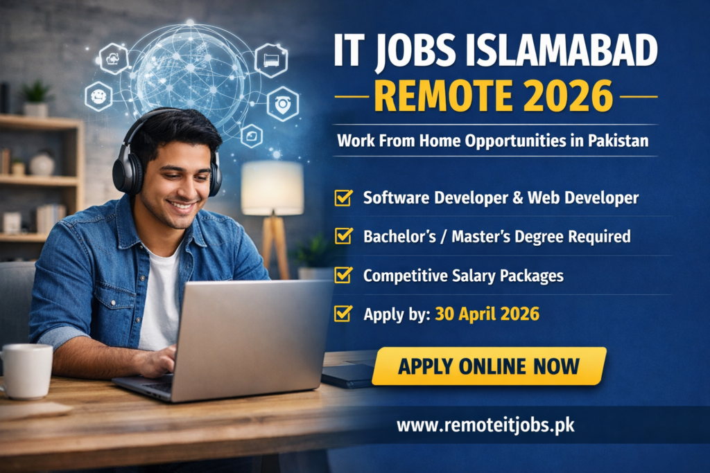 IT Jobs Islamabad Remote 2026